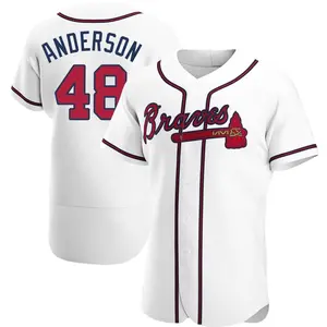 Ian Anderson Atlanta Braves Authentic Home Jersey - White