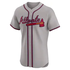 Ian Anderson Atlanta Braves Elite Road Jersey - Gray