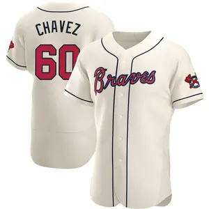 Jesse Chavez Atlanta Braves Authentic Alternate Jersey - Cream