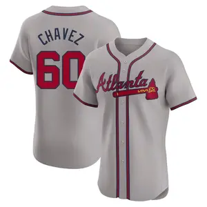 Jesse Chavez Atlanta Braves Elite Road Jersey - Gray