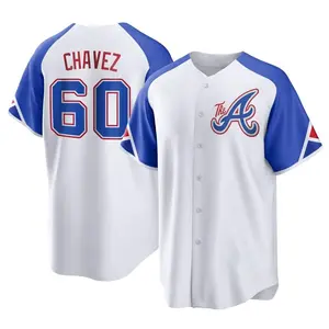 Jesse Chavez Atlanta Braves Replica 2023 City Connect Jersey - White