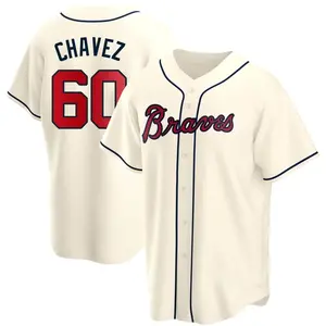 Jesse Chavez Atlanta Braves Replica Alternate Jersey - Cream