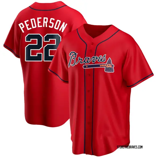 Joc Pederson Women's Atlanta Braves Alternate Jersey - Black Holographic  Replica