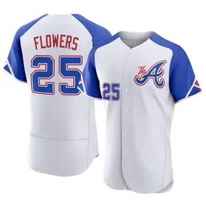 Tyler Flowers Atlanta Braves Authentic 2023 City Connect Jersey - White