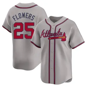 Tyler Flowers Atlanta Braves Limited Away Jersey - Gray